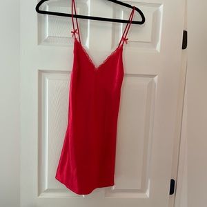 Victoria Secret Red satin negligee